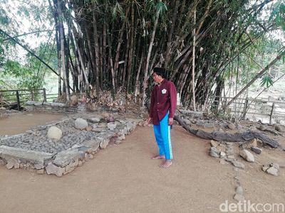 Penampakan Situs Tua Munjul yang Muncul Saat Waduk Jatigede Surut