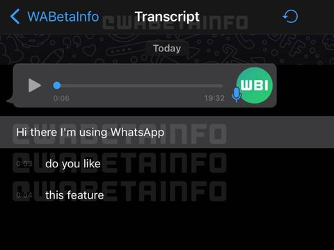 WhatsApp kembangkan fitur transkripsi yang bisa ubah pesan suara jadi teks