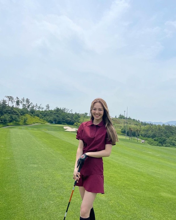 Hyoyeon SNSD di lapangan golf