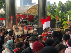 KPK Digeruduk Pendemo Tuntut Pengusutan soal Formula E