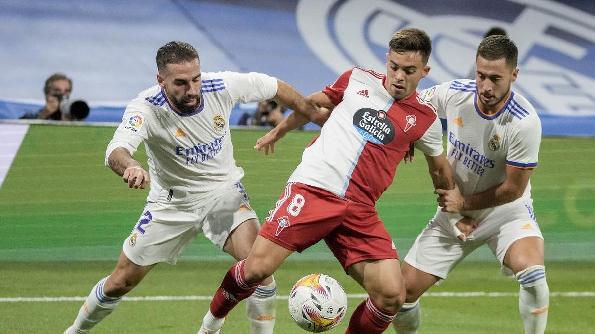 Real Madrid sempat dibuat kewalahan Celta Vigo. (Foto: AP/Manu Fernandez)