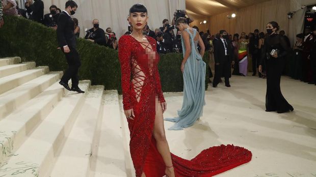 Metropolitan Museum of Art Costume Institute Gala - Met Gala - In America: A Lexicon of Fashion - Arrivals - New York City, U.S. - September 13, 2021. Megan Fox. REUTERS/Mario Anzuoni
