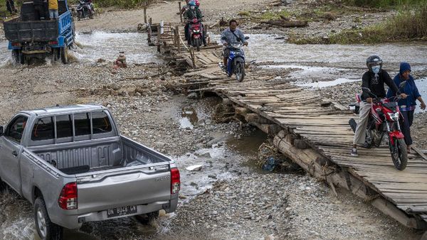 Ini Jalur Ekstrem Penghubung di Sigi Sulawesi Tengah