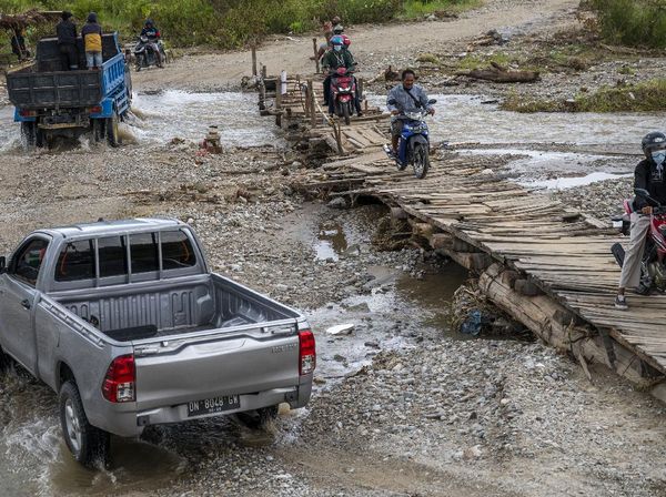 Ini Jalur Ekstrem Penghubung di Sigi Sulawesi Tengah