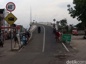 Jembatan Mengger di Bandung Rampung Dibangun