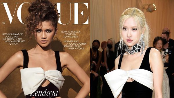Rose BLACKPINK dan Zendaya Pakai Gaun Kembaran