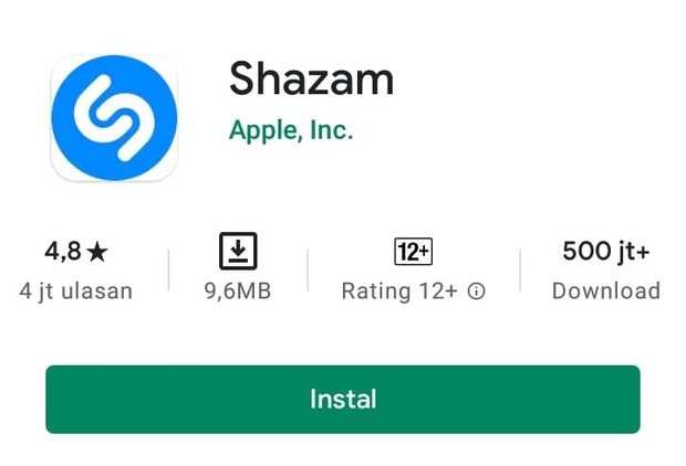 Aplikasi shazam