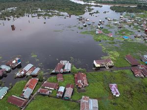 7.547 Warga Palangkaraya Terdampak Banjir Luapan Sungai Kahayan
