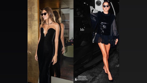 Hailey Bieber Met Gala 2021 red carpet vs after party
