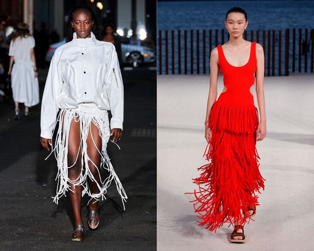 Fringe dari Vaquera dan Proenza Schouler/