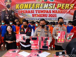Puluhan Pengedar Narkoba di Jombang Diringkus