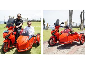Bamsoet Pamer Motor Listrik Gesits Dimodifikasi Ala Kendaraan Sespan Bamsoet Pamer Motor Listrik Gesits Dimodifikasi Ala Kendaraan Sespan