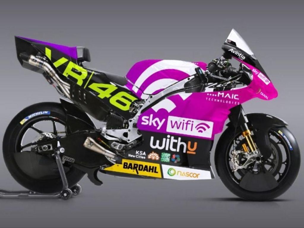 MotoGP San Marino 2021: Motor Tim Valentino Rossi Pakai Baju Baru