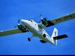 Pesawat Rimbun Air Terbakar dan Hancur di Gunung Wabu Sugapa Papua