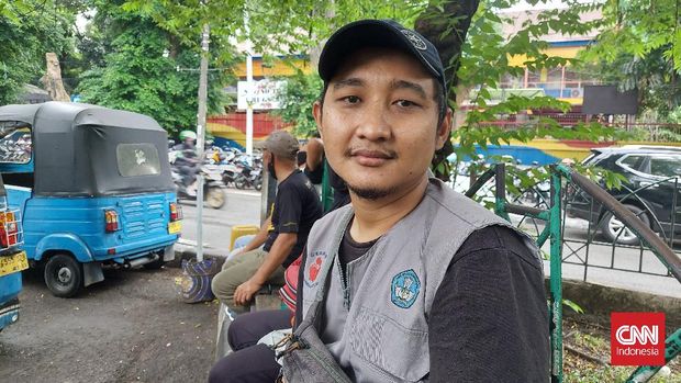 Oki (32), ojek online di Melawai.