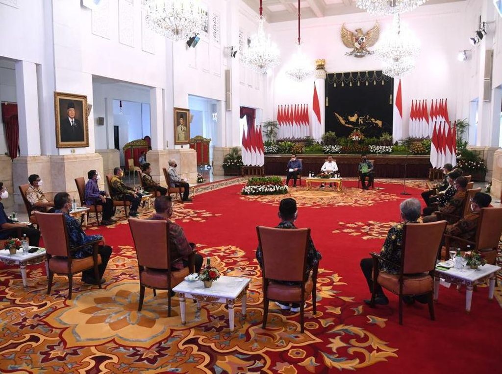 Jokowi Temui Pengusaha Warteg di Istana, Apa yang Dibahas?