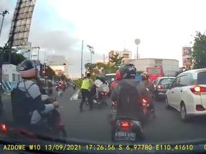 Polda Jelaskan Viral Pemotor Jatuh Saat Dihentikan Paksa Polisi Semarang