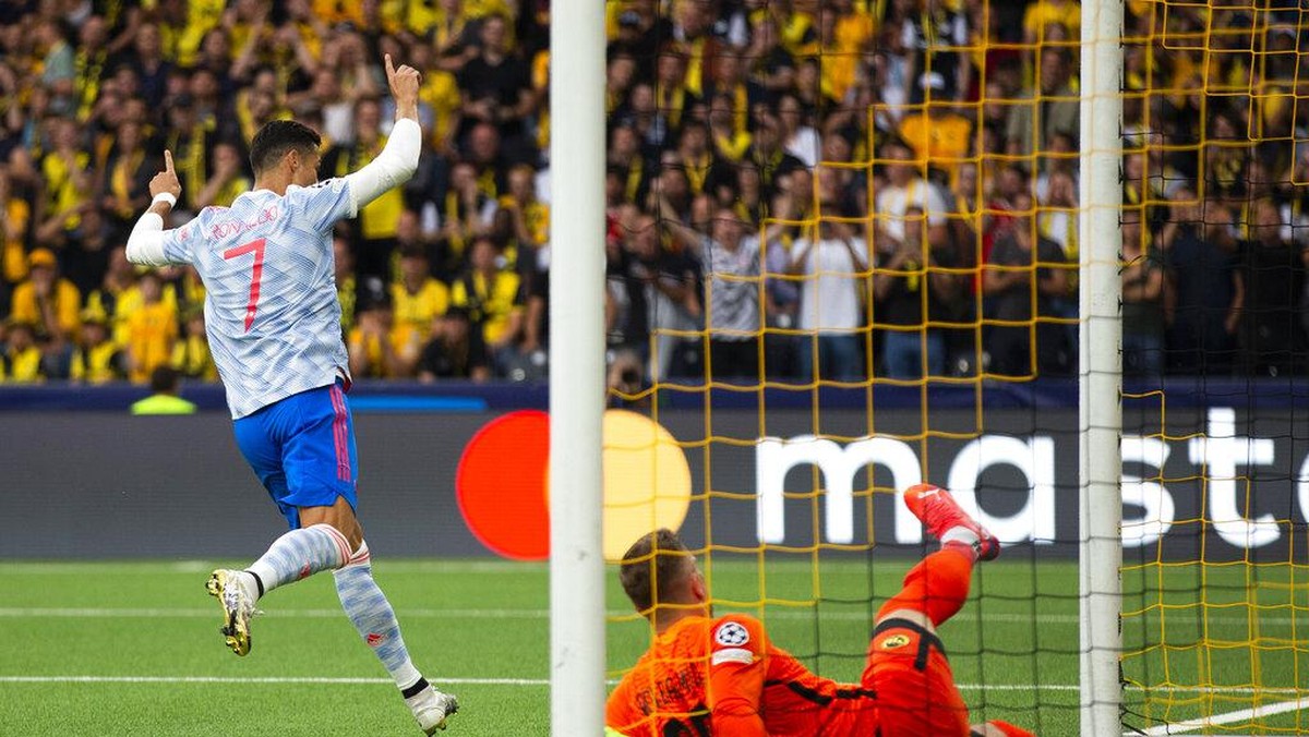 Ronaldo bawa MU ungguli Young Boys 1-0 di babak pertama (AP/Peter Klaunzer)