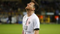 Lionel Messi baru bikin satu gol dari 12 laga di Liga Prancis (AP/Olivier Matthys)