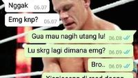 10 Chat 101 Alasan Saat Ditagih Hutang Ini Bikin Emosi Memuncak