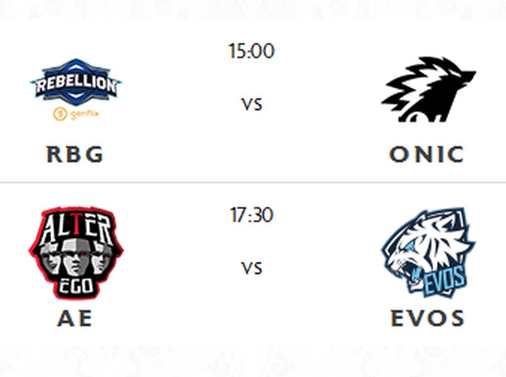 Jadwal dan Link Live Streaming MPL ID Season 8 Week 6 Jadwal dan Link Live Streaming MPL ID Season 8 Week 6