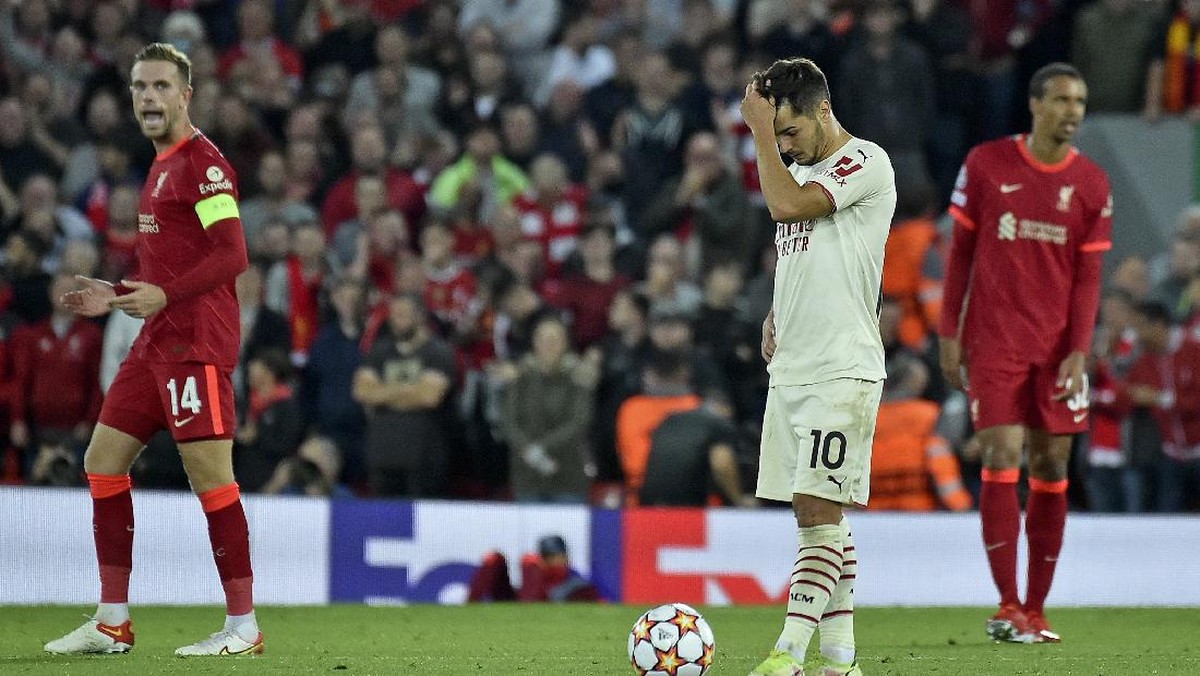 AC Milan disebut masih tertinggal jauh dari Liverpool. (Foto: AP/Rui Vieira)