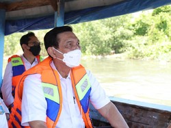 Blusukan Bareng Anies, Luhut Siapkan Jurus Cegah Jakarta Tenggelam