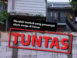Before-After Pembongkaran Tembok yang Persempit Akses Warga di Serua