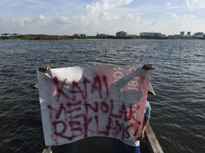 Penampakan Proyek Reklamasi Marunda Center yang Dihentikan Sementara