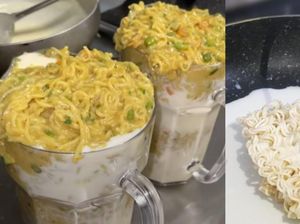 Penistaan Mie Instan Terbaru, Disajikan di Gelas Pakai Susu Kental Manis Penistaan Mie Instan Terbaru, Disajikan di Gelas Pakai Susu Kental Manis