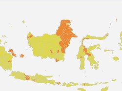 Kabar Bagus! Zona Merah Corona Sisa 1 Daerah Saja