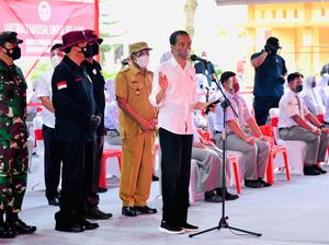 Siswa di Sumut ke Jokowi: Kami Sudah Belajar Tatap Muka, Mantap Kali Pak