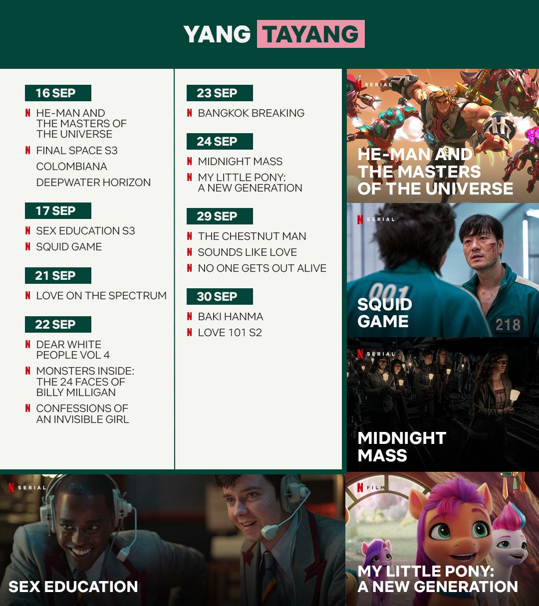 Tayangan Netflix yang akan tayang