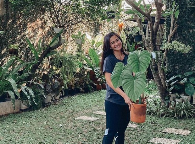 Ersa Mayori, selebriti yang hobi koleksi tanaman hias mahal/Foto: instagram.com/ersamayori