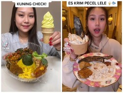 Sisca Kohl Bikin 5 Es Krim Nyeleneh, Rasa Bubur Ayam hingga Pecel Lele