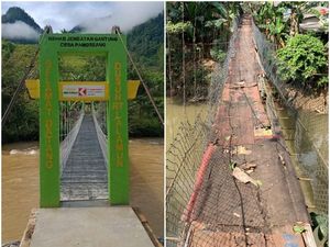 Beda Nasib Jembatan Gantung: Di Mamasa Beres, di Jaksel Menanti Solusi Beda Nasib Jembatan Gantung: Di Mamasa Beres, di Jaksel Menanti Solusi