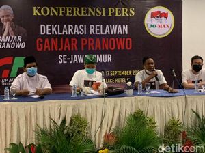 Relawan JoMan Jatim Deklarasikan Dukung Ganjar The Next Jokowi