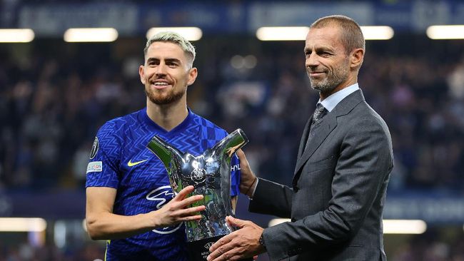 jorginho aleksander ceferin uefa pemain terbaik uefa chelsea liga champions jorginho aleksander ceferin uefa pemain terbaik uefa chelsea liga champions