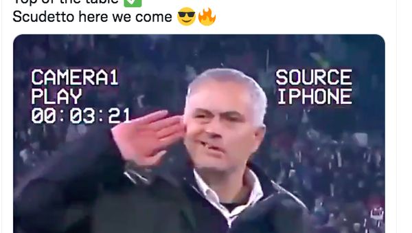 AS Roma Mengerikan, Mourinho Disanjung Netizen