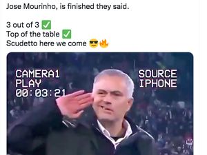 AS Roma Mengerikan, Mourinho Disanjung Netizen
