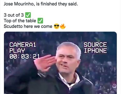 AS Roma Mengerikan, Mourinho Disanjung Netizen