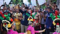 Sandiaga Kunjungi Desa Wisata Kampung Majapahit Mojokerto