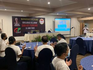 Gabungan Relawan Jokowi di Jatim Deklarasi Dukung Ganjar Pranowo Presiden Gabungan Relawan Jokowi di Jatim Deklarasi Dukung Ganjar Pranowo Presiden