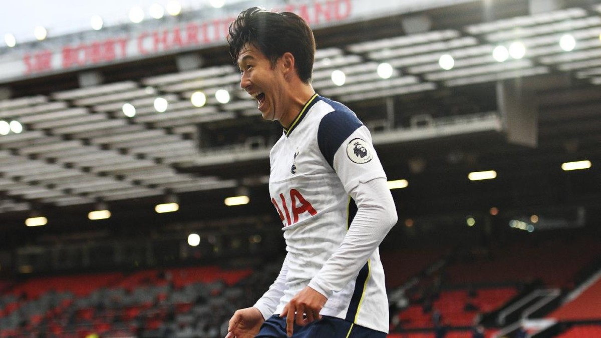 Son Heung-min ngefans Man United saat masih bocah. (Foto: Getty Images/Pool)