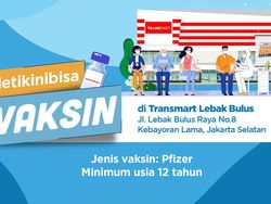 Vaksin Pfizer Hadir di Transmart Lebak Bulus, Bisa untuk Siapa Saja? Vaksin Pfizer Hadir di Transmart Lebak Bulus, Bisa untuk Siapa Saja?