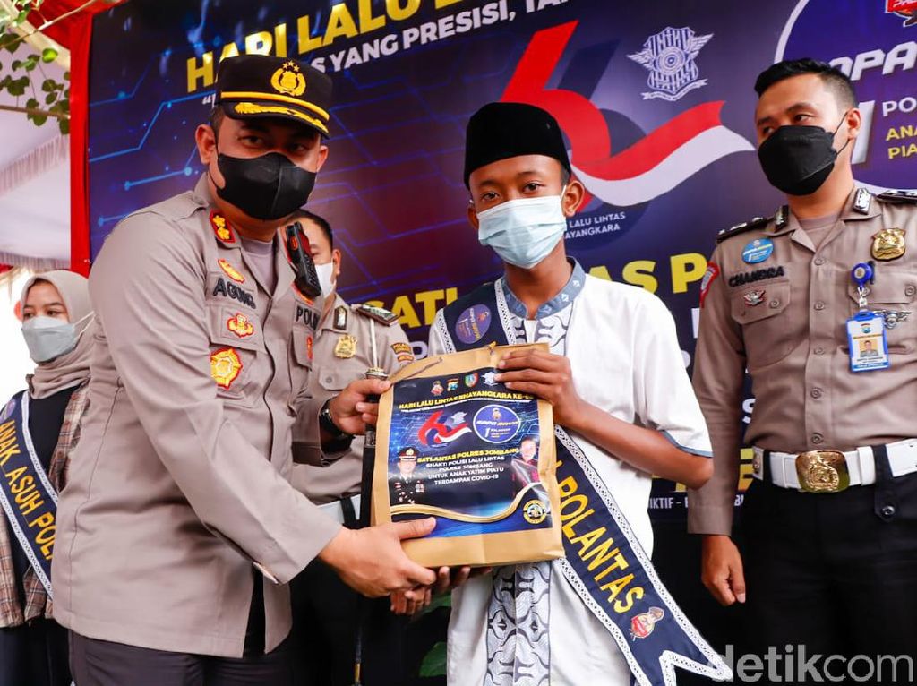 Puluhan Anak dari Korban COVID-19 di Jombang Jadi Asuhan Polisi