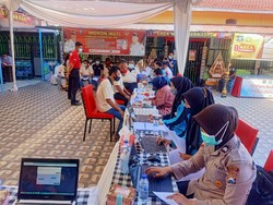 Ratusan Napi Lapas Ngawi Antusias Vaksinasi Agar Segera PPKM Level 1