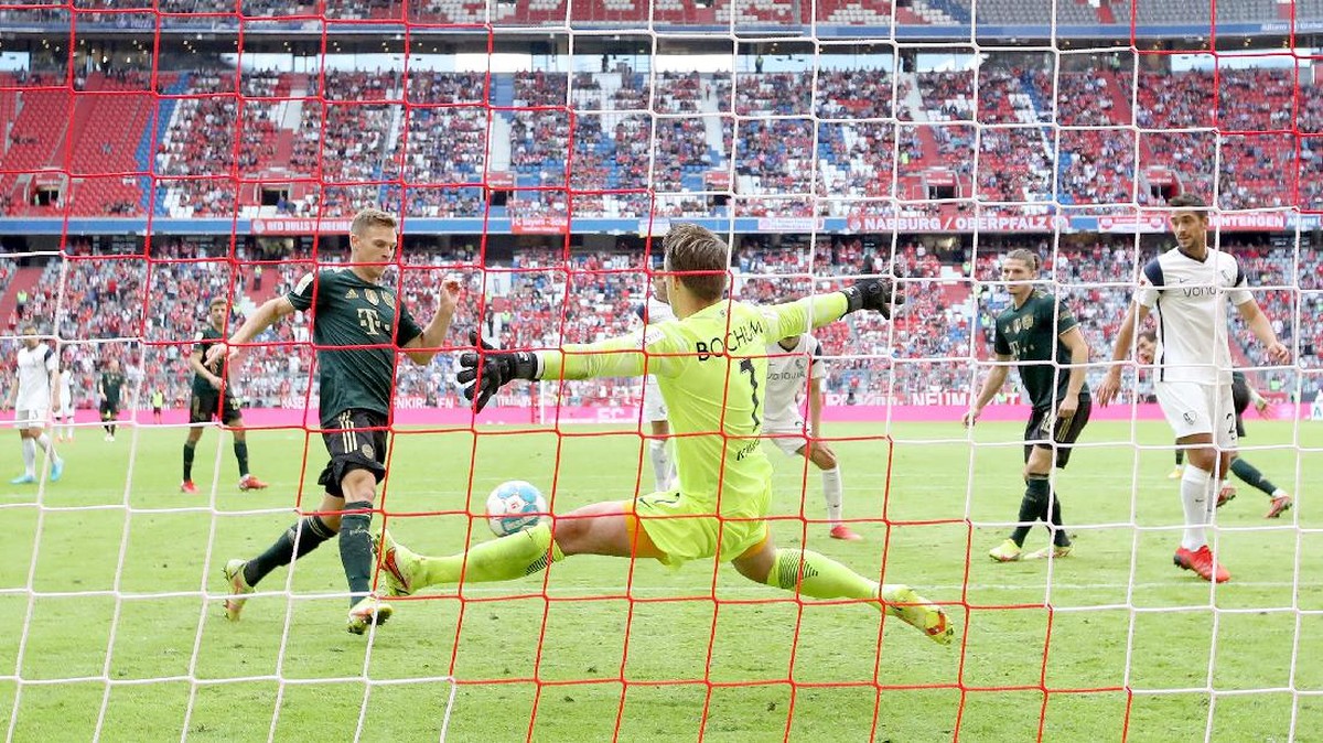 Bayern Munich pesta gol ke gawang Bochum dengan kemenangan 7-0. (Foto: Getty Images/Alexander Hassenstein)