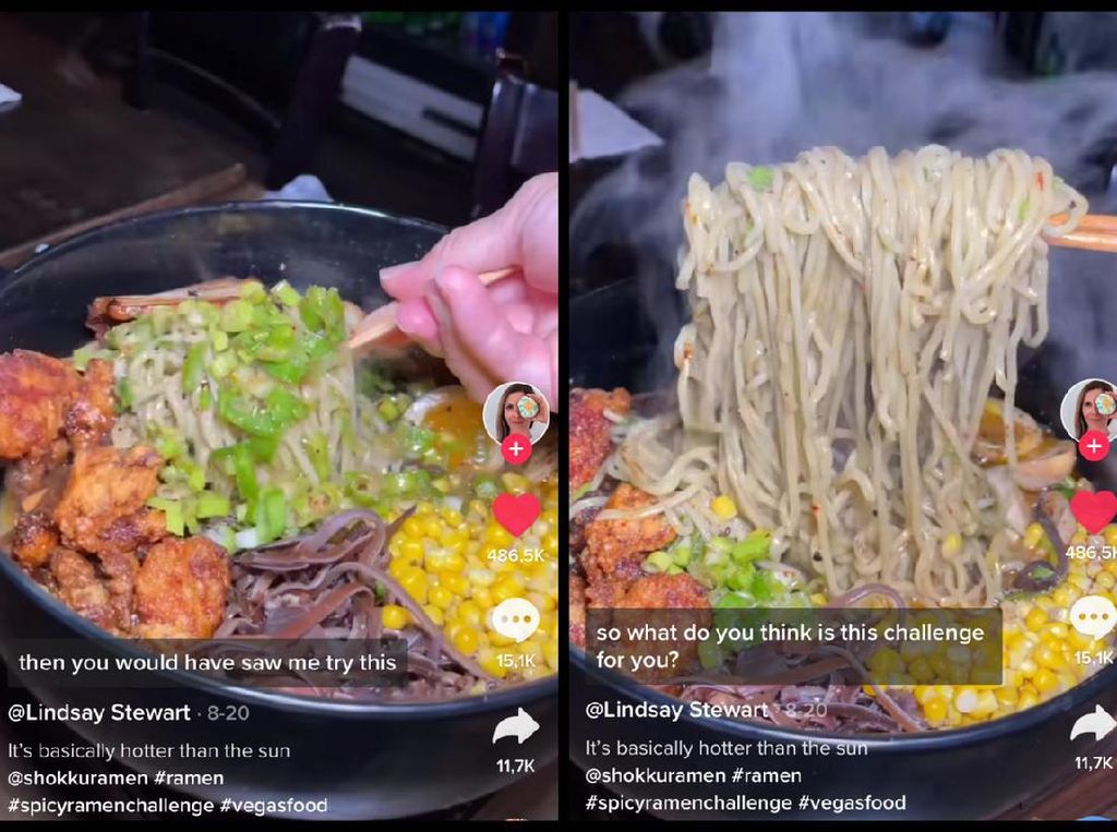 Berani Coba? Tantangan Makan Ramen Super Pedas dengan Topping Segunung Berani Coba? Tantangan Makan Ramen Super Pedas dengan Topping Segunung