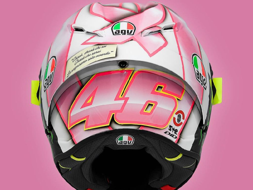 MotoGP San Marino 2021: Rossi Pamer Helm Spesial, Terinspirasi Anak Pertamanya